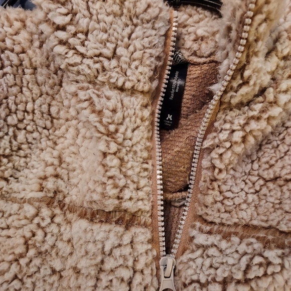 Sherpa quartet zip pullover med ladles brown - Picture 5 of 11